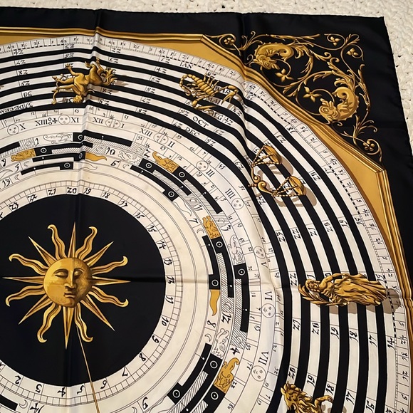 Hermès ASTROLOGIE DIES ET HORE scarf 90 ☀️ ⭐️ - Picture 4 of 10